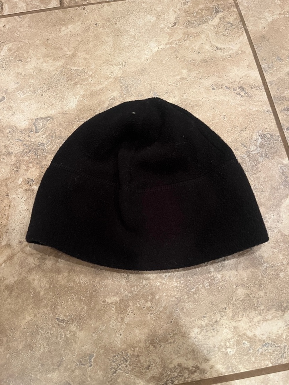 Black Knit Beanie Hat - Men's Winter Accessory
